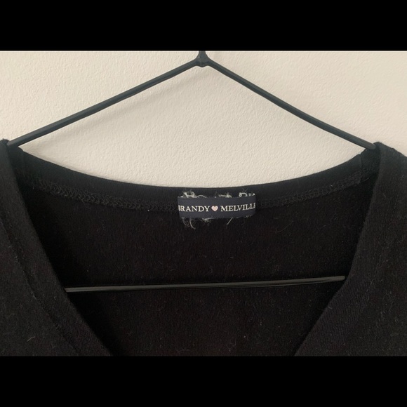 Brandy Melville Black T-Shirt - Picture 2 of 3